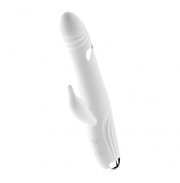 MizzZee - Electric Shock Dual Vibrator Wand (Chargeable - White)